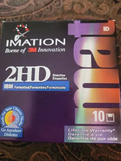 Imation 2HD Diskettes - PC Formatted, View more