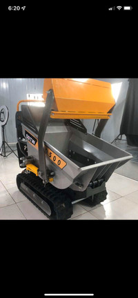 Power wheel barrow and mini skid steer for rent 