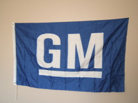 New Outdoor/indoor General Motors Flags/Sign 3ft x 5ft