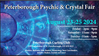 Peterborough Psychic and Crystal Fair Aug 23-25 2024