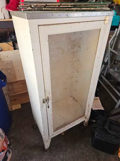 Vintage Hospital Rolling Cabinet, View more