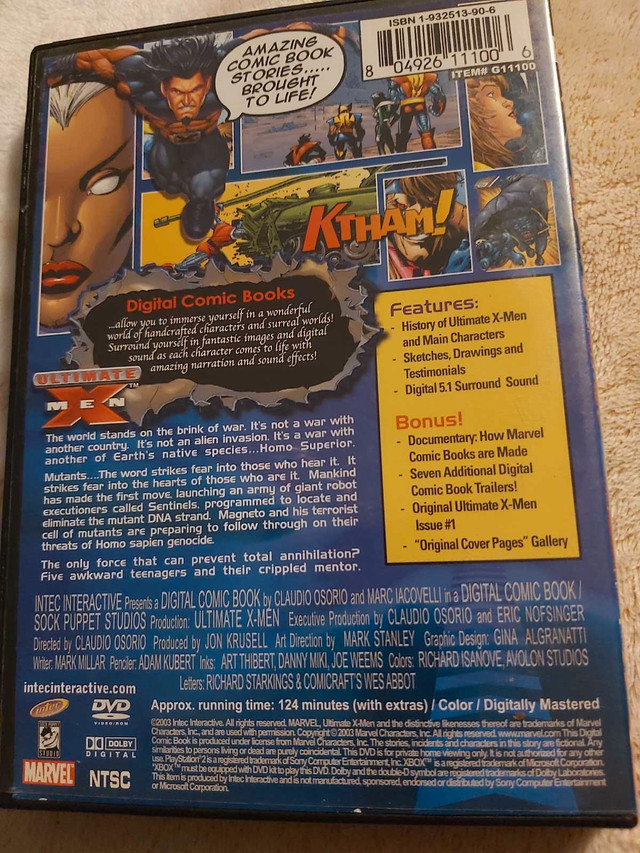 Ultimate X-Men DVD Vol 1 in CDs, DVDs & Blu-ray in Dartmouth - Image 2