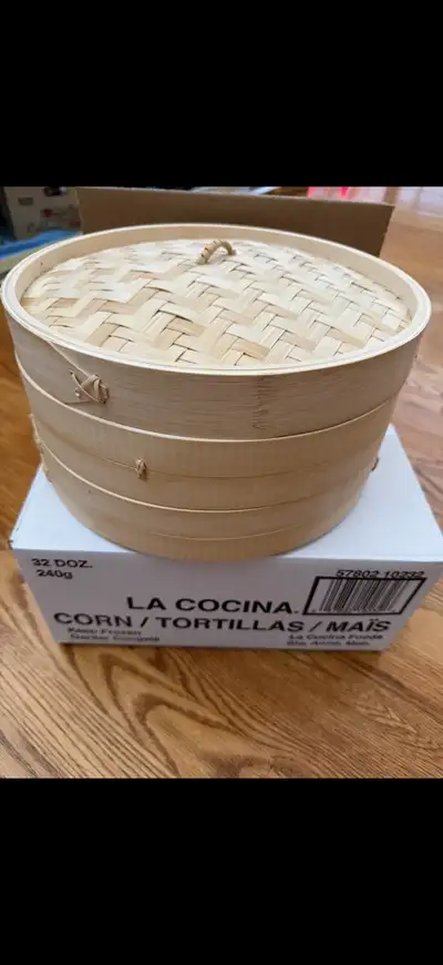 Brand new bamboo steamer  , good quality, View more