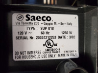 Saeco expresso coffee  machine  parts -control board , grinder