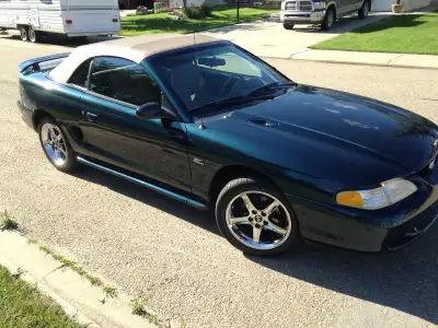 1994 Ford Mustang 5 L five speed manual. 149000 km Never winter driven.No rust anywhere on this car....