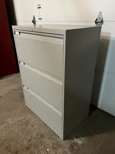 Teknion 3-Drawer / Three Drawer Lateral File / Filing Cabinet, View more