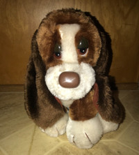 Baxter Basset Hound Plush Dog Stuffed Puppy Russ Berrie Korea 8"