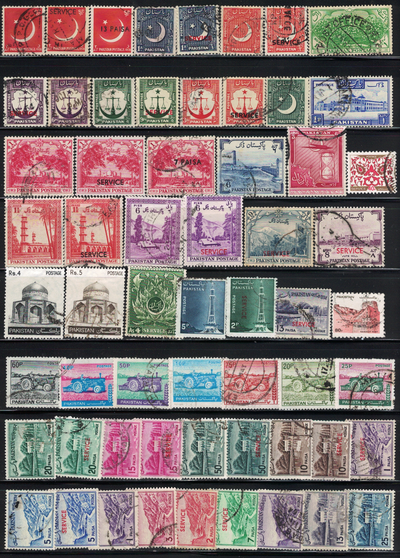Pakistan Stamps, 60 Different, View more