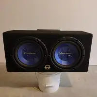 Car subwoofers in box