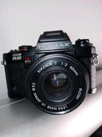 Pentax Program Plus 35mm SLR Film Camera W/50mm F/ 2 Lens