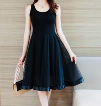 Brand new Black dress with lace size S 