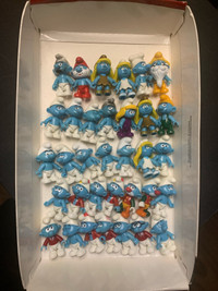 The whole Smurf gang figurines by peyo