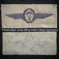 Jump Wing Patch - W. Germany