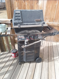 FREE BBQ and partially full propane tank