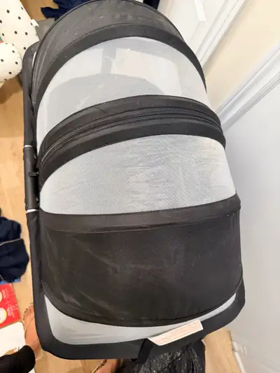 Black Baby Bassinet with Mosquito Netting, View more