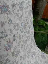 2 New Vintage Farmhouse Botanical+Pinstripe Pearl Wallpaper