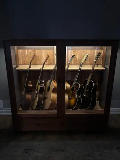 “American Musical Furniture” - Guitar Storage and Display Case, View more