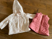 Baby girls jacket and vest