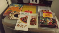 7 VARIOUS FOOD/COOKING BOOKS BUNDLE DEAL:PIZZA,SALAD,COFFEE,CHOC