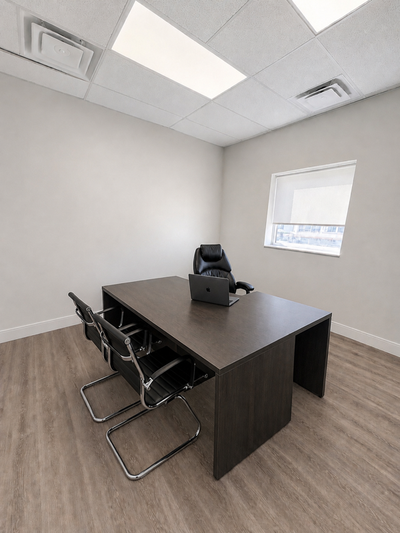 Professional second-floor office space available at 2482 Dufferin St. Flexible layouts suitable for...