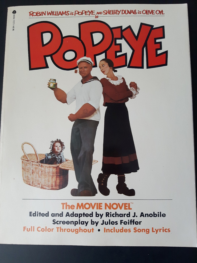 Magazine-Popeye 'The Movie Novel' in Arts & Collectibles in Vernon