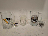 Pittsburgh Penguins Drinking, Beer, and Shot Glasses