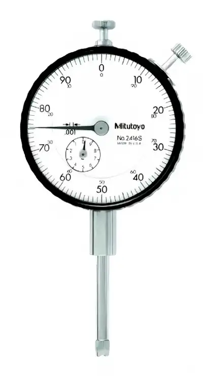 Mitutoyo 2416A-10 Series 2" Dial Indicator, lug back 1", 0.001", View more