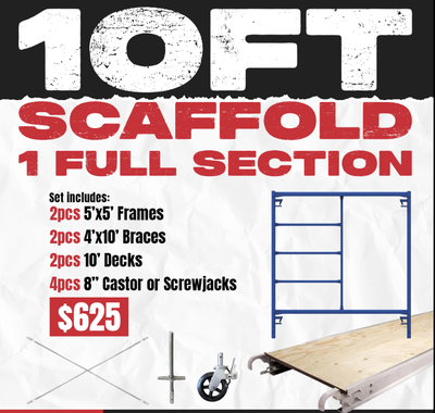 ON SALE Scaffold 7Ft and 10Ft Full Set, View more