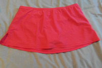 pink swim skirt