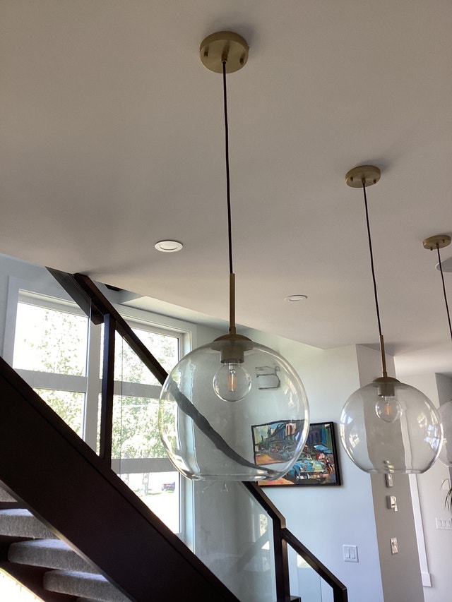 Glass pendent lights Indoor Lighting & Fans Calgary Kijiji