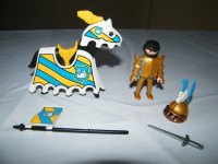 Playmobil chevalier du cygne et son cheval