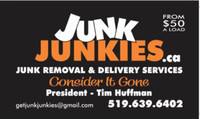 Junk, rubbish, garbage removal an delivery/estate service