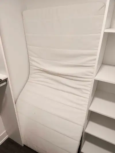 Ikea asvang twin memory foam mattress in good condition. Please message if interested. Must sell by...