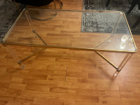 GOLD COFFEE TABLE 