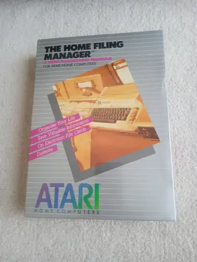 Atari Home Filing Manager 1983 Sealed, View more