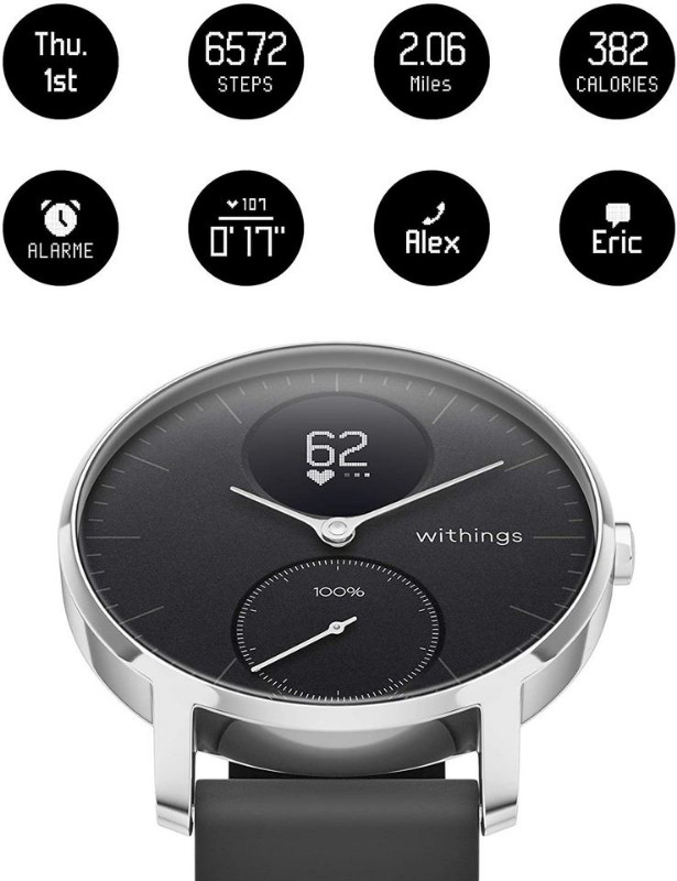 Withings Steel HR watch with box and receipt in General Electronics in St. Catharines - Image 3