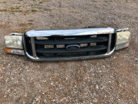 F250 F350 front grill and headlights 2004 2003