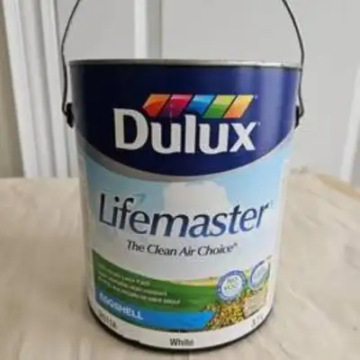 Dulux Lifemaster Interior Latex Eggshell White 59311A 3.7L 1 Gal, View more