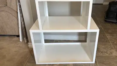 Metal White Bookcase, View more
