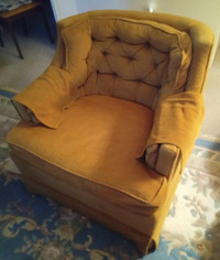 1970s Era Gold Living Room Chair - Free