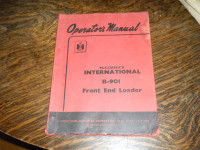 International McCormick B-901 Frond End Loader Operators Manual