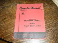 International McCormick B-901 Frond End Loader Operators Manual