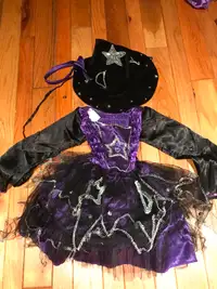 Rubies Toddler Purple Witch Halloween Costume Dress and Hat