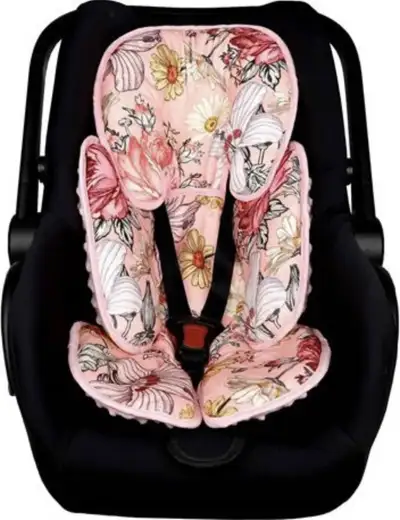 HNHUAMING Infant Car Seat Head/Body Support, Pink, View more