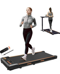 AIRHOT Slim Under Desk Treadmill Black - Black