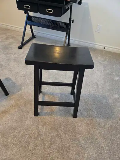 Black Wooden Barstools, View more