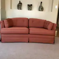 Loveseat and Matching High Back Chair