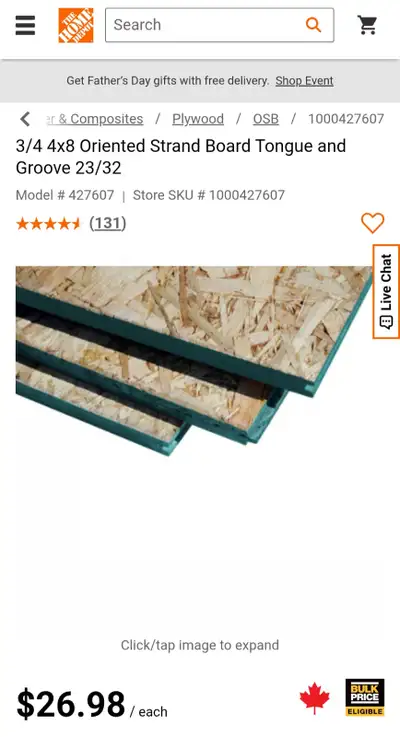 Drywall and Wood/Lumber, View more
