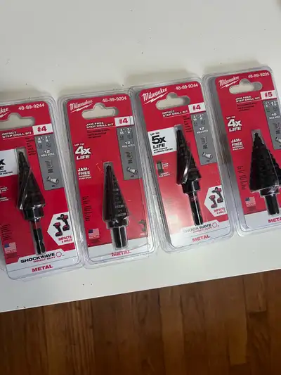 Milwaukee SHOCKWAVE Titanium Step Drill Bits, View more