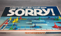 Vintage SORRY Board Game 1972 Bilingual